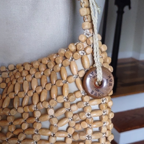 The Sak Montara Wood Beaded Hobo Bag. - Picture 3 of 13